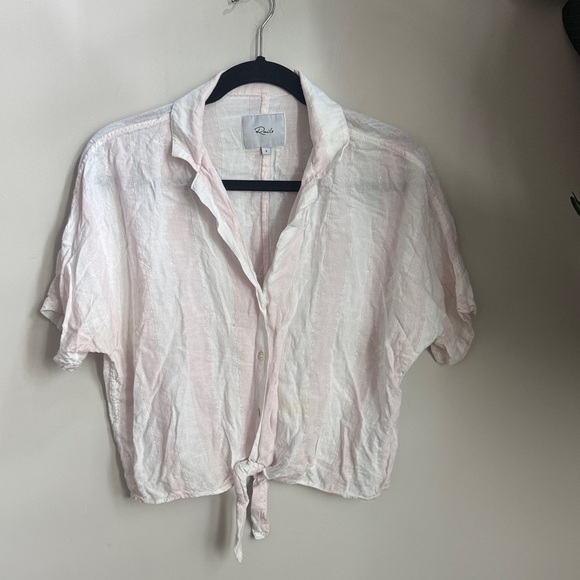 Rails Light Pink Button-Down Shirt - Picture 1 of 6